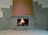 Chimenea de piedra modelo Jaqués